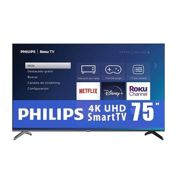 Philips Smart TV 75’ Roku TV