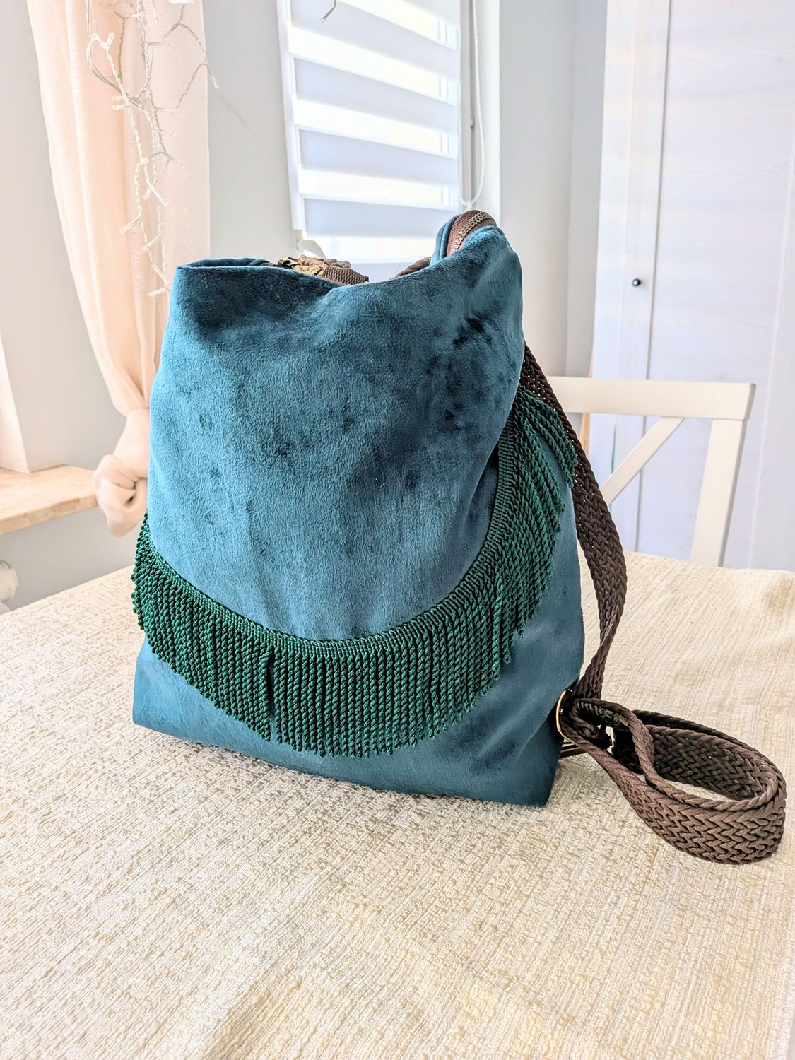 Torbo-plecak Turquoise Ocean