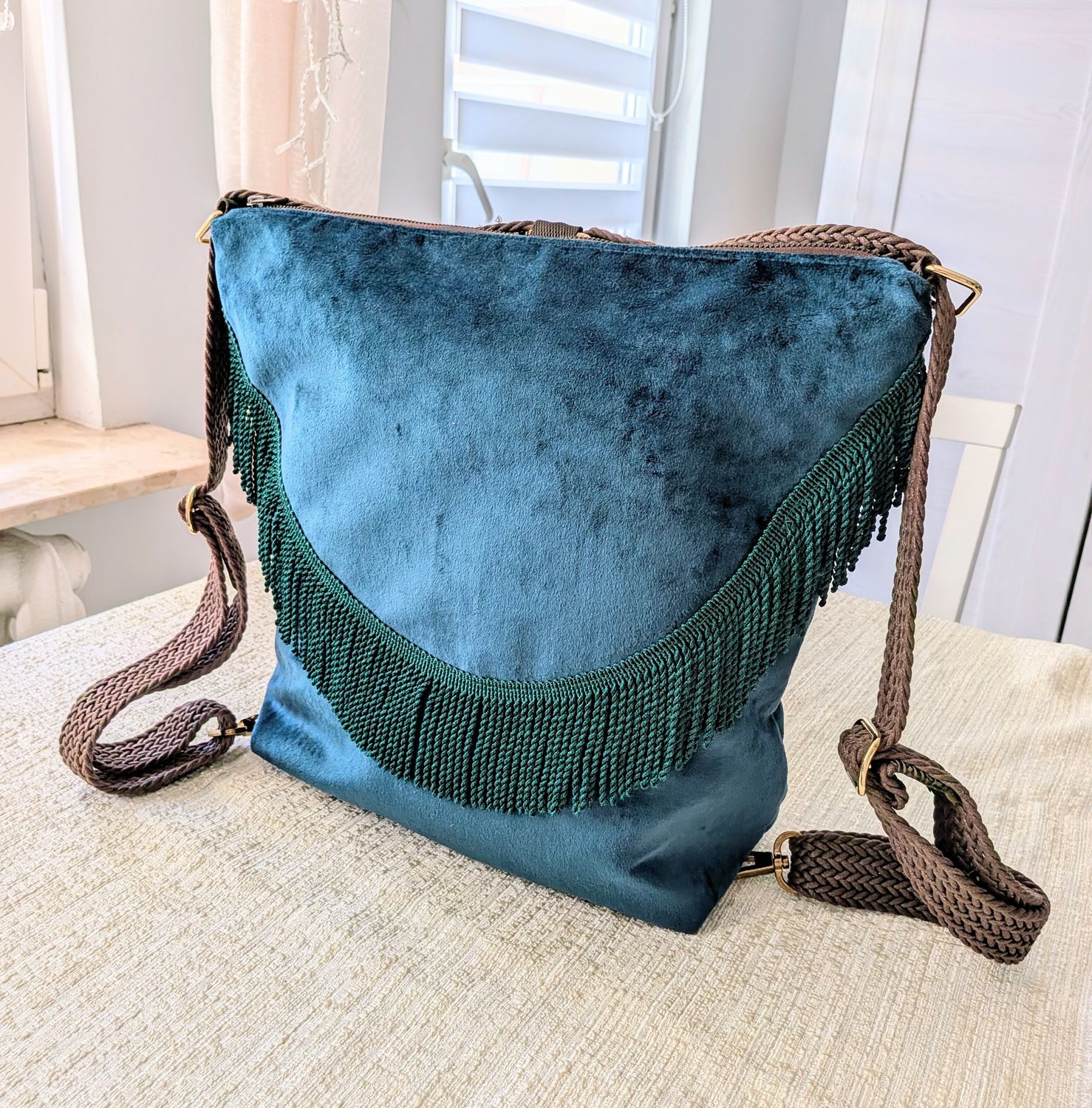 Torbo-plecak Turquoise Ocean