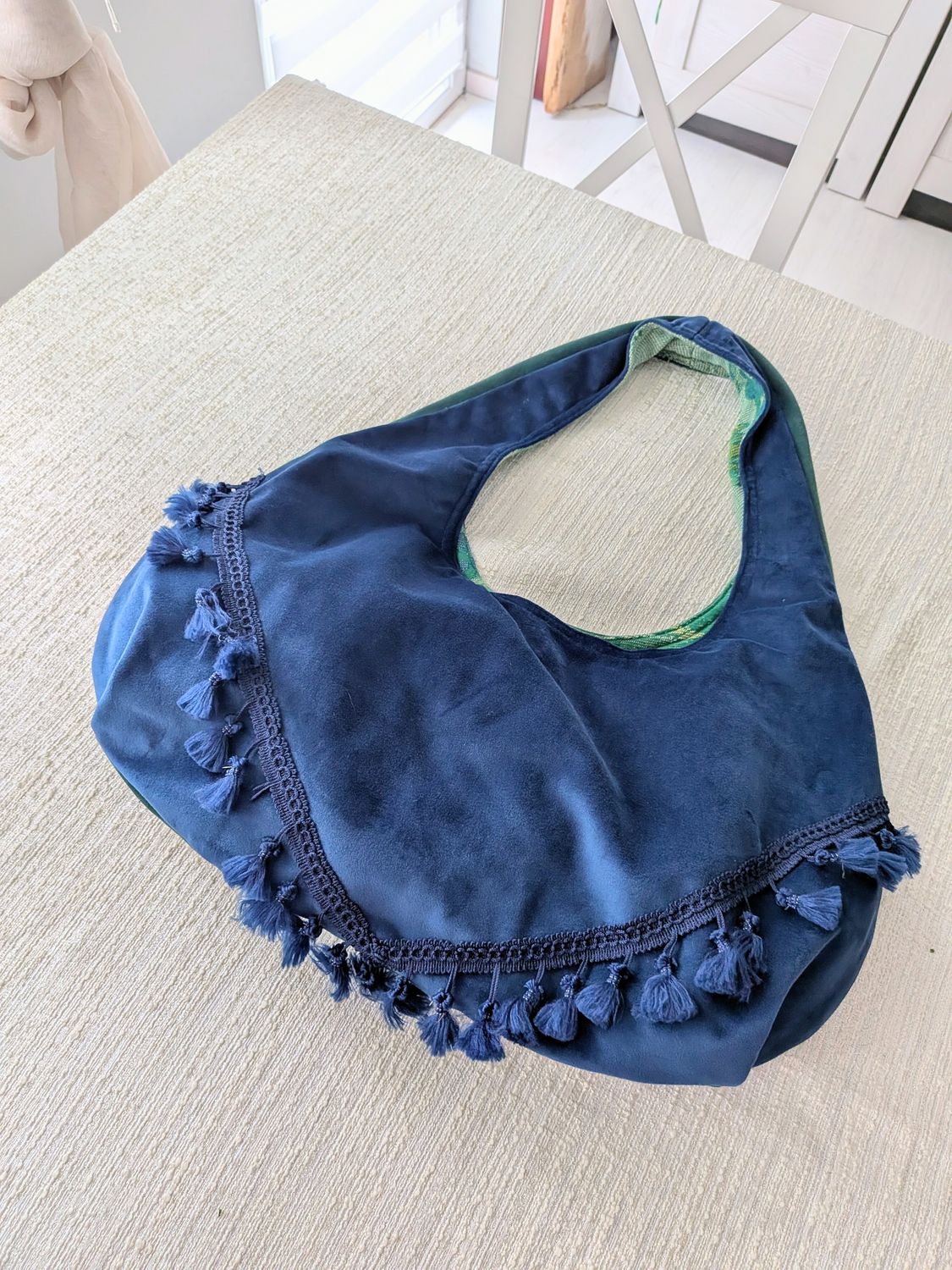 Torebka Hobo Bag Kobalt Zieleń