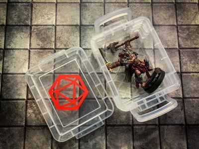Miniature Vault | D&D | Plastic Case