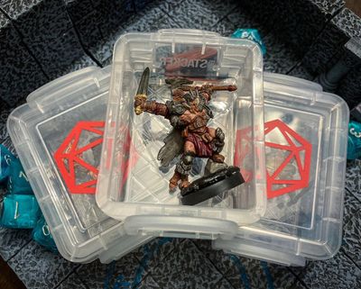 Miniature Vault 3-Pack | D&D | Plastic Case