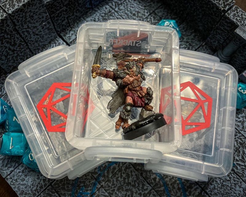 Miniature Vault 3-Pack | D&D | Plastic Case