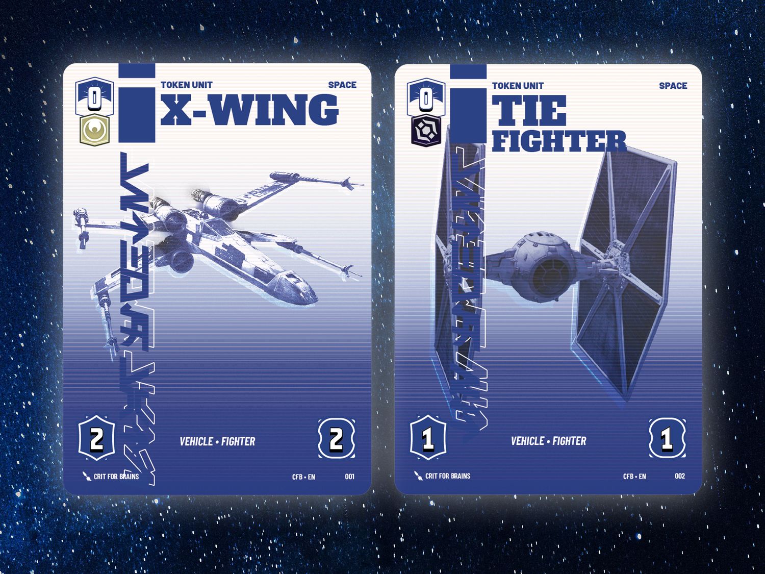 X-Wing & TIE Fighter Token Cards | Star Wars Unlimited TCG