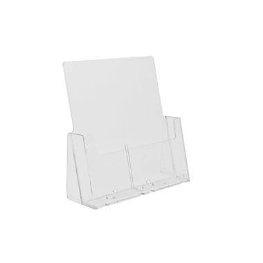 Wamaco Acrylic Full Page Countertop Brochure Holders, 5/Pack