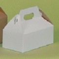9" White Gable Box - 125/case