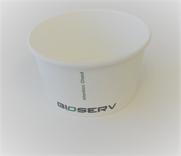12oz White Bioserv Soup Cups -500/case