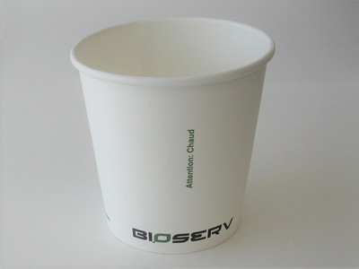 24oz White Bioserv Soup Cups -500/case