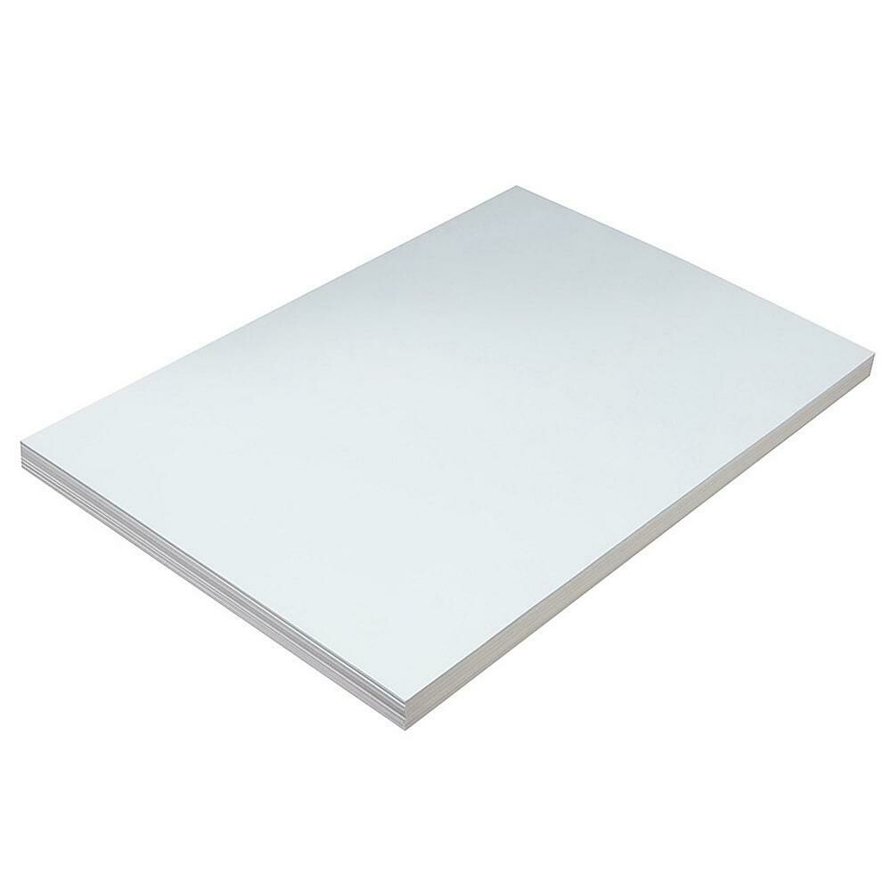 Pacon Lightweight Tagboard, 12" x 18", White, 100/Pack