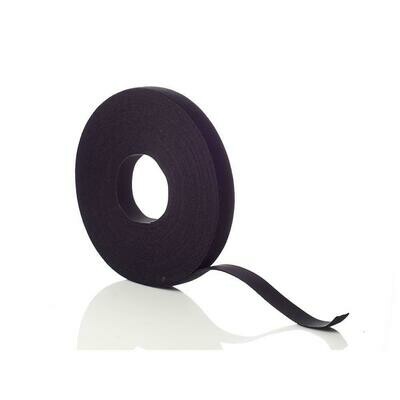 Velcro 1" x 25 Yard Tie, Black