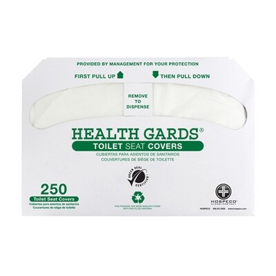 Hospeco Health Gards® Recycled Toilet Seat Covers - 250/pack