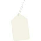 Crownhill Retail Marking / Pricing Tag With String, 1-15/16" x 1-1/4", White, 1000 Pack