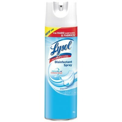 Lysol Disinfectant Aerosol Spray, Crisp Linen Scent, 539 g