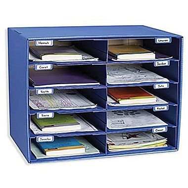 Pacon® Classroom Keepers® Blue Mailbox, 10 Slots