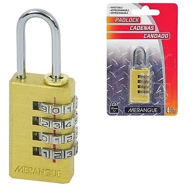 Merangue Solid Brass Resettable Combination Lock
