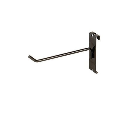 4" Gridwall Hook, Black - 10/pack