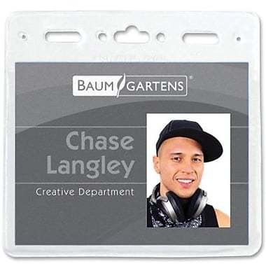 Baumgartens ID Badge Holder, 3" x 4", 50/Pack