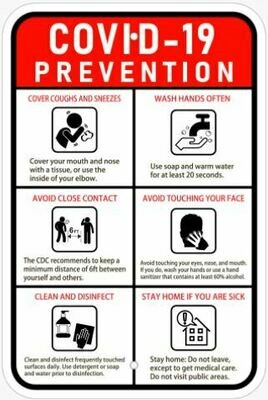 COVID-19 Safety Signs