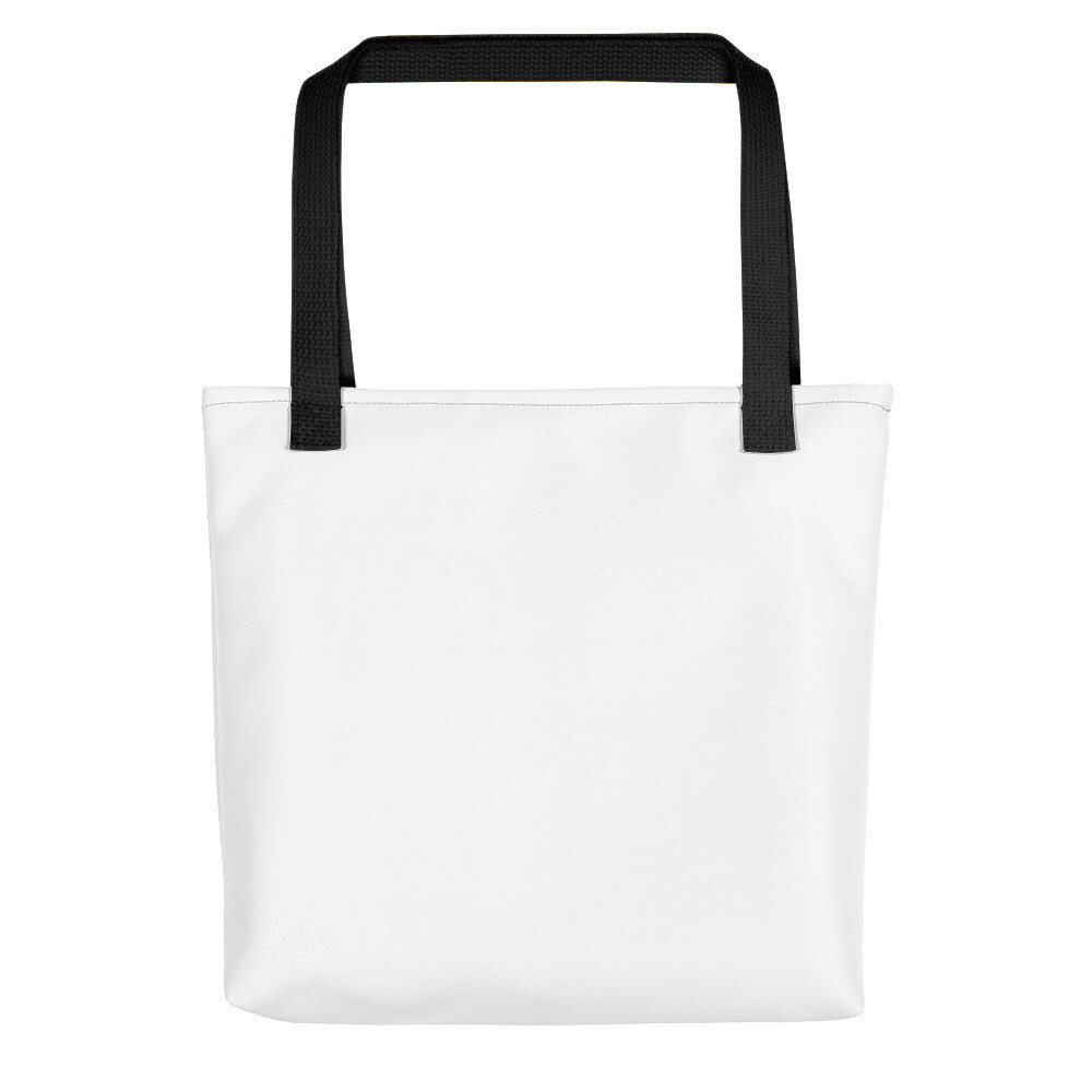 Custom All over Printed Tote bag, Color: Black