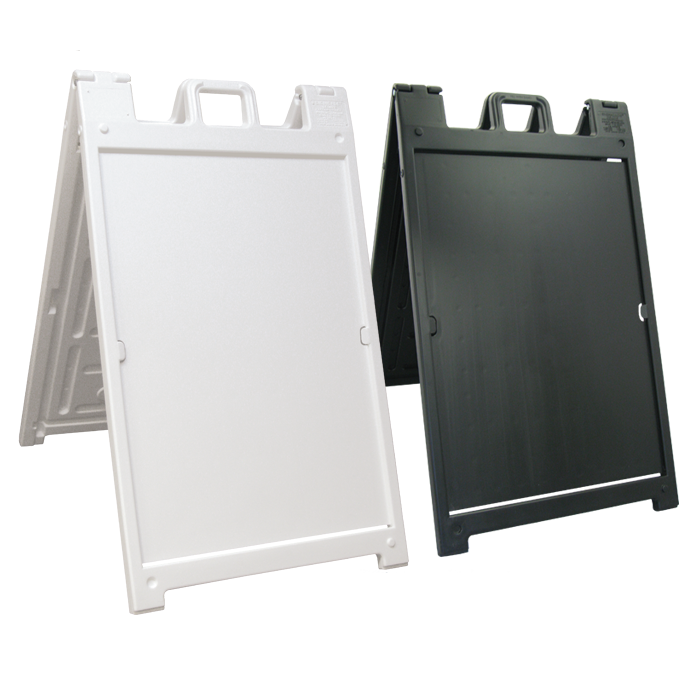 Easy Change Sandwich Board Hardware - (No sign panels)
