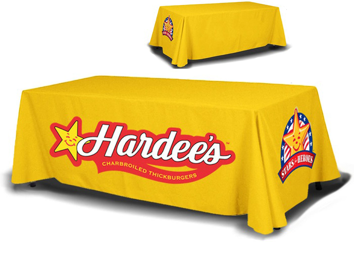 Closed Back Custom Printed Table Cover
