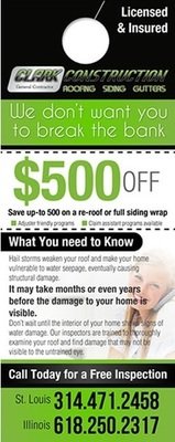 Full Color Doorhangers 3.5 x 8.5in