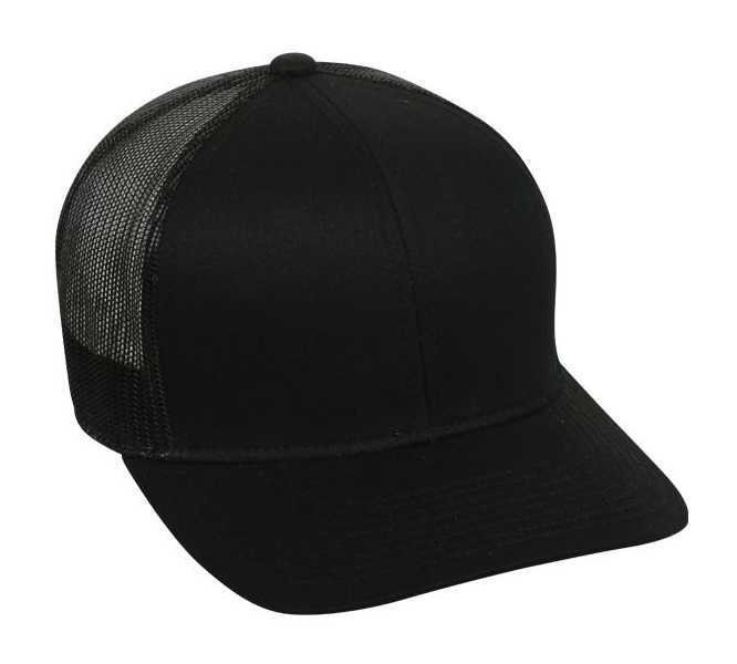 1 Dozen Embroidered OutdoorCap Trucker Caps, Cap Color: Black
