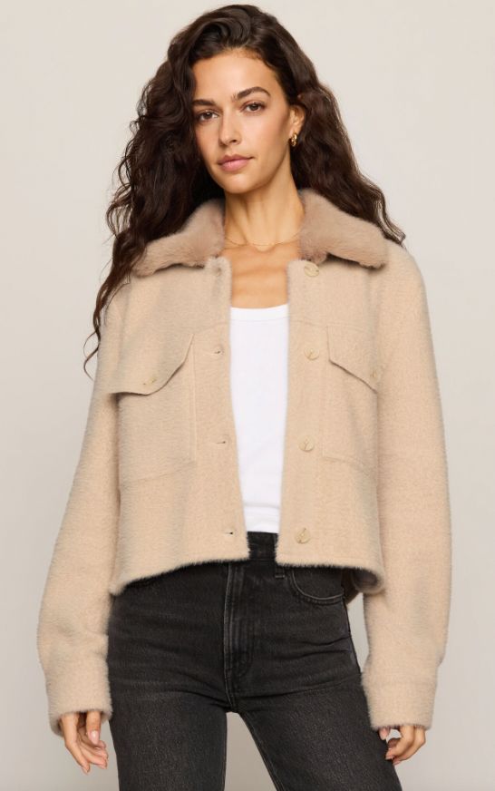 Peyton Jacket, Color: Soft Ecru (SFE), Size: XS