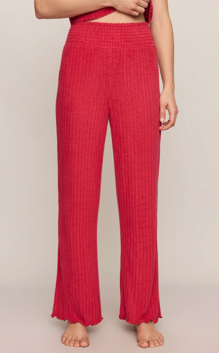 Dawn Smocked Pant, Color: Ruby Red (RYD), Size: XS