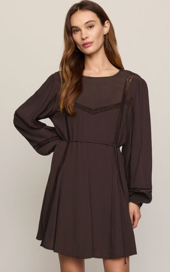 Wilde Mini Dress, Color: Cocoa Bean (CEA), Size: XS