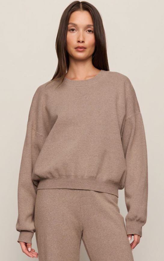 Take It Easy Sweater, Color: Heather Ash (HEA), Size: XS