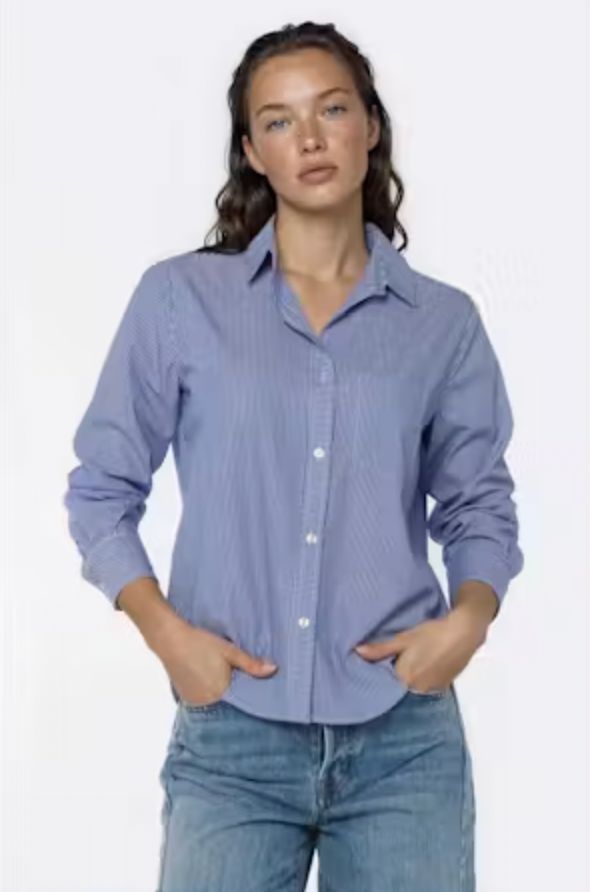 EVELYN, Color: BLUE LAPIS STRIPE, Size: XS