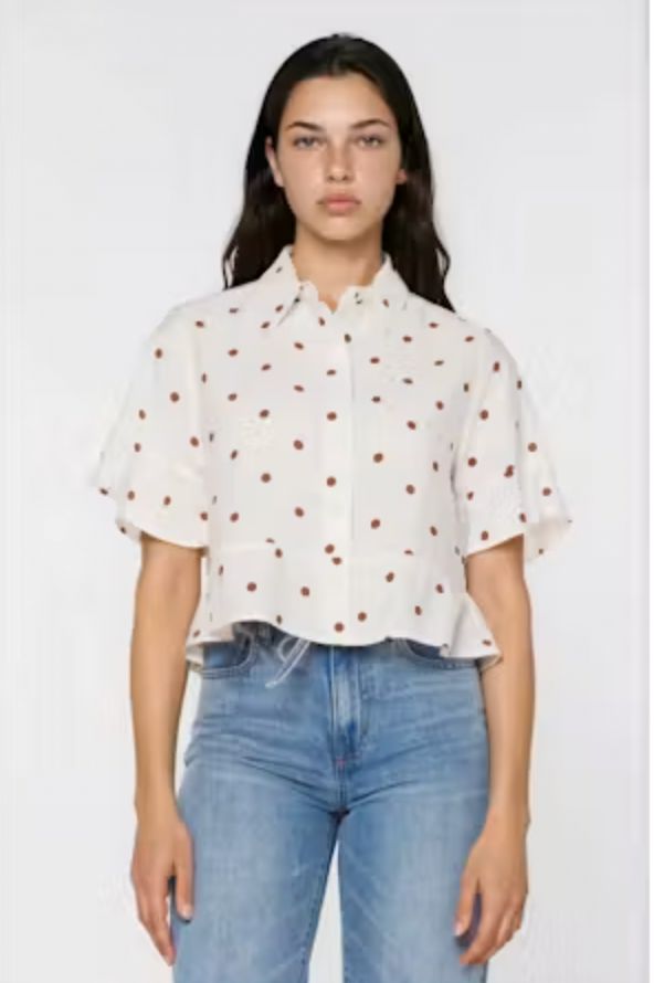 BELLA, Color: CORTADO DOTS, Size: XS