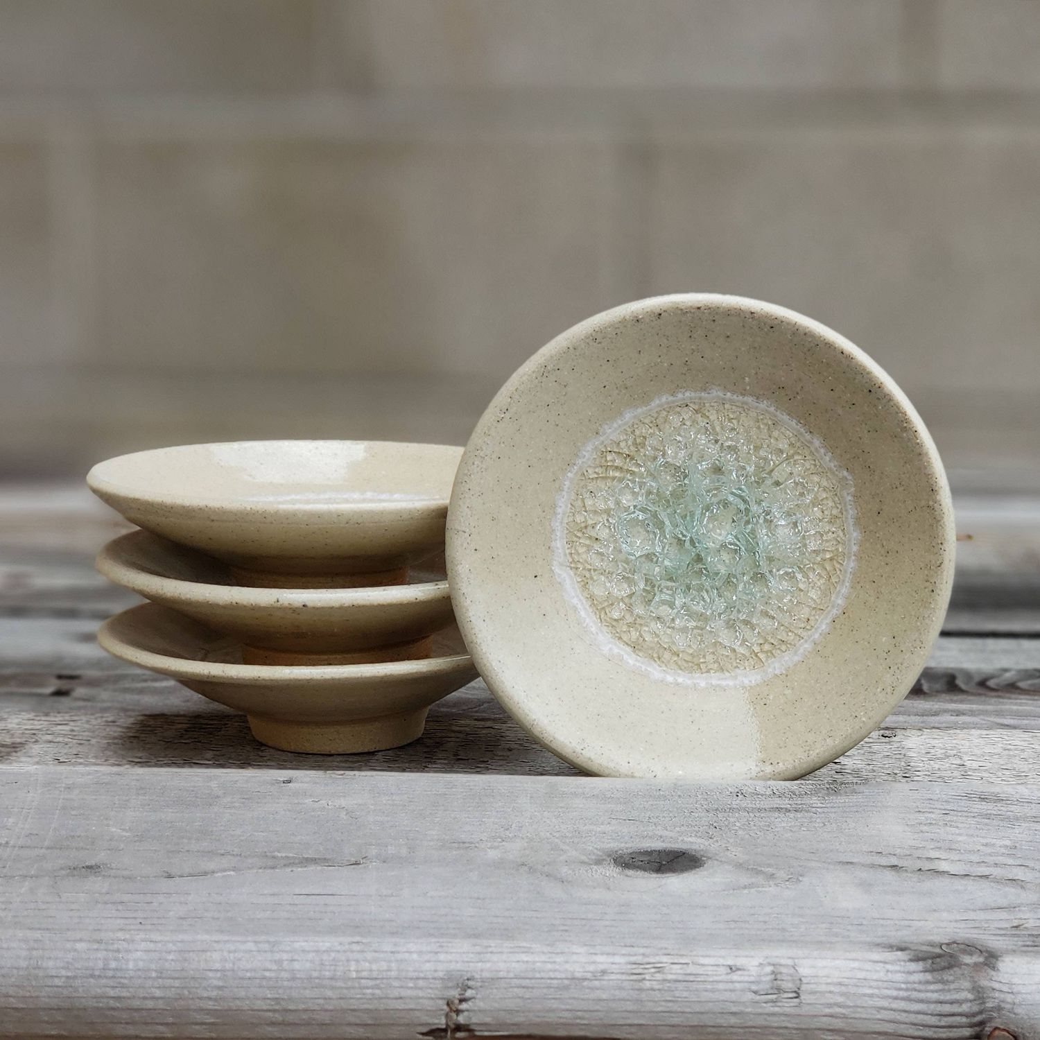 Handmade Ring Dish - Wasabi Dipping Dish - MADE TO ORDER: Sand