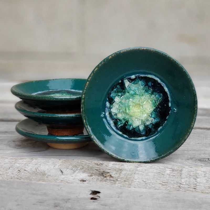 Handmade Ring Dish - Wasabi Dipping Dish