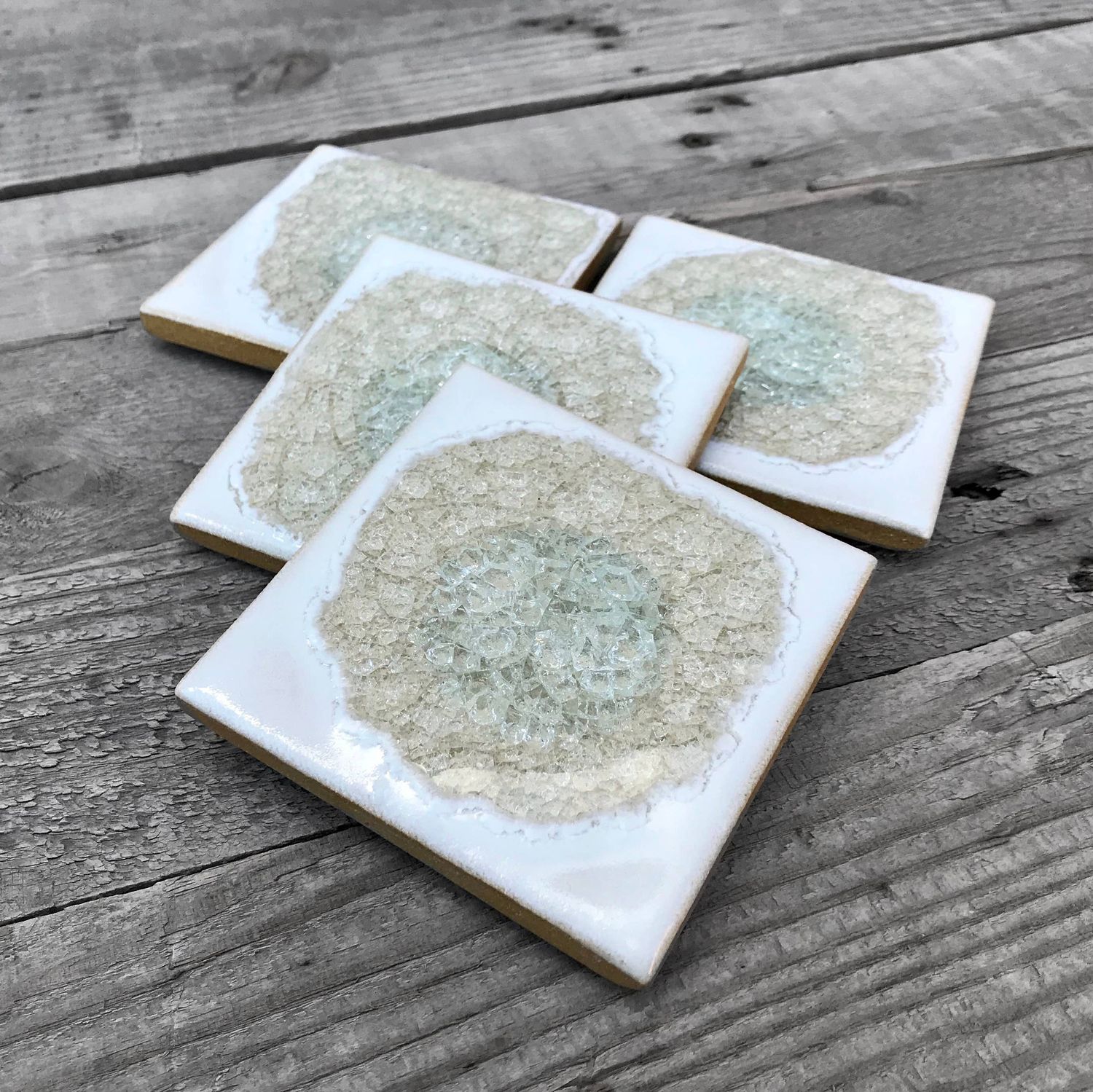 Square Coaster - White - Individual Coaster