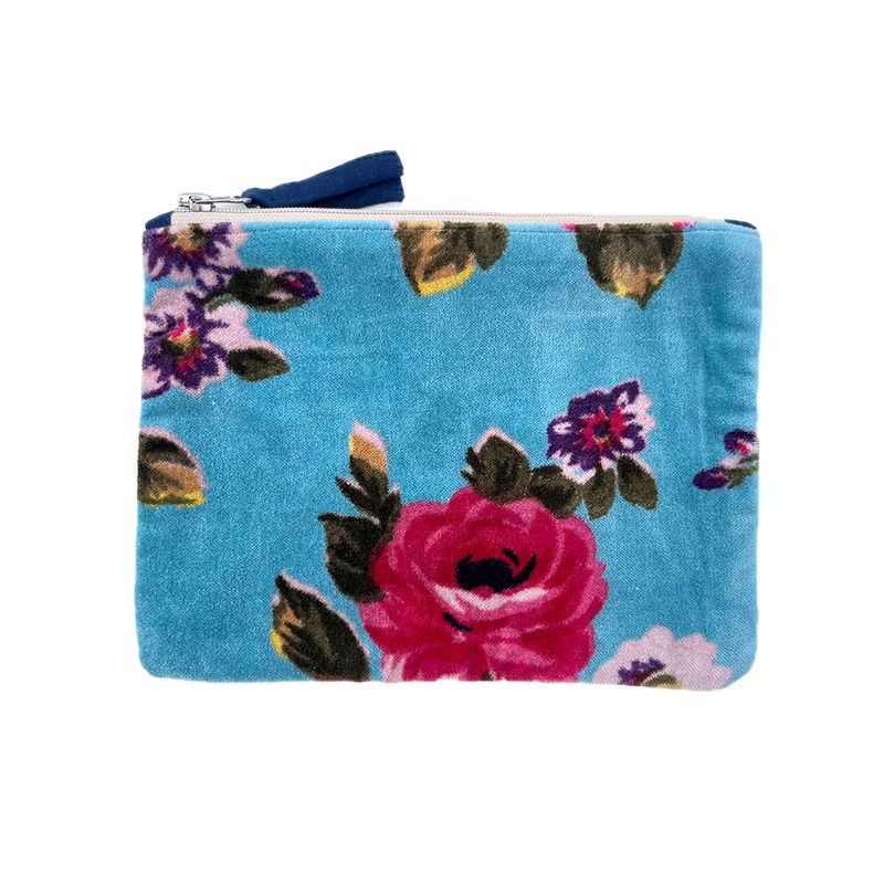 Napoli Velvet Pouch Baroque Blue*