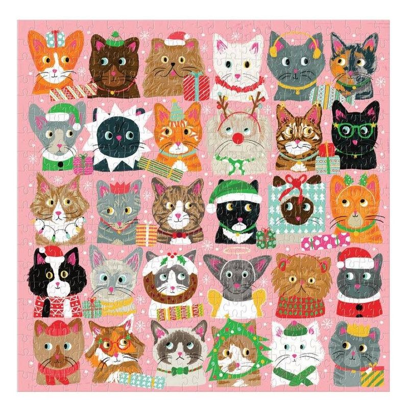 Festive Furballs 500 Piece Puzzle