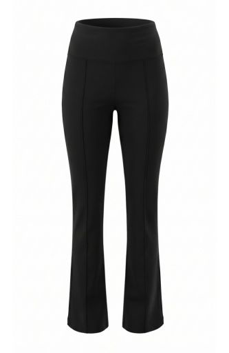 pearl full length flare w pintucks 31in ins, Color: black, Size: XS