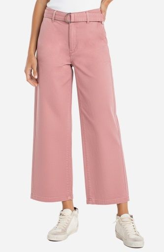 stride wide leg w/ self belt 28 inseam