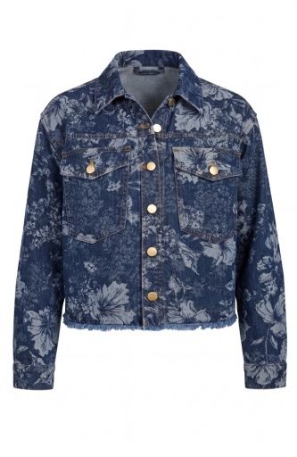 jacquard jacket, Size: XS