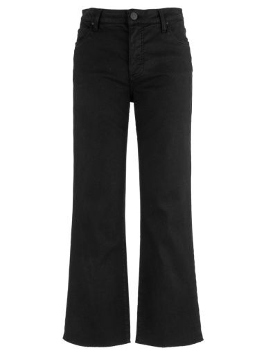 KELSEY HIGH RISE ANKLE  FLARE WITH RAW HEM