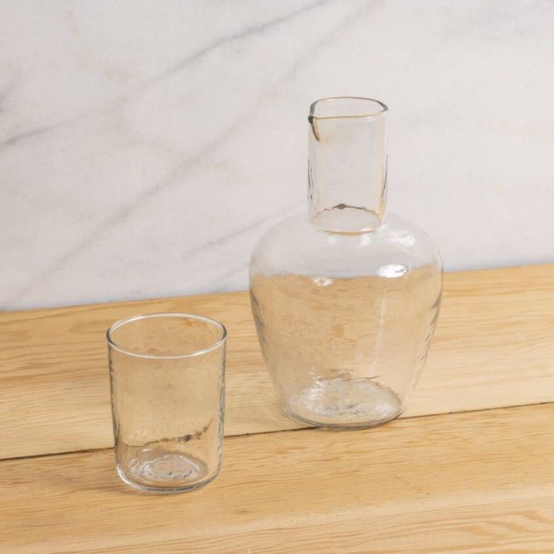 Pebble Glass Bedside Carafe