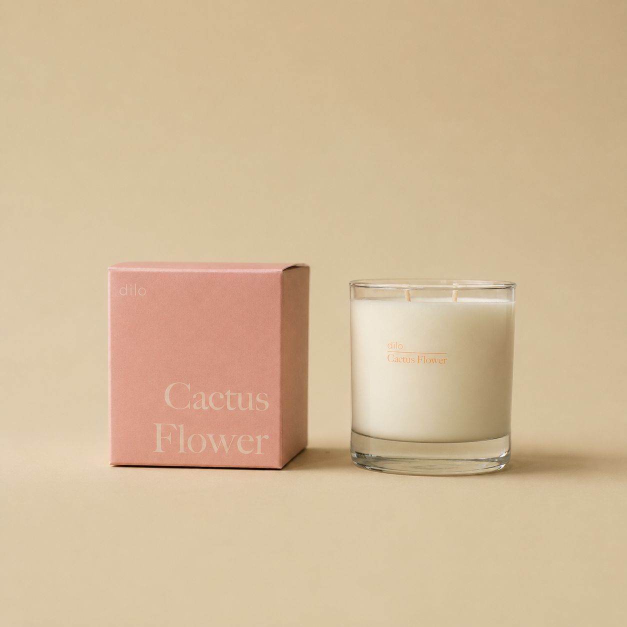 Cactus Flower Candle