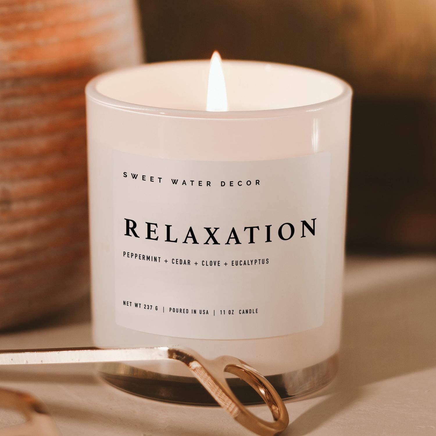 Relaxation 11 oz Soy Candle - Home Decor &amp; Gifts