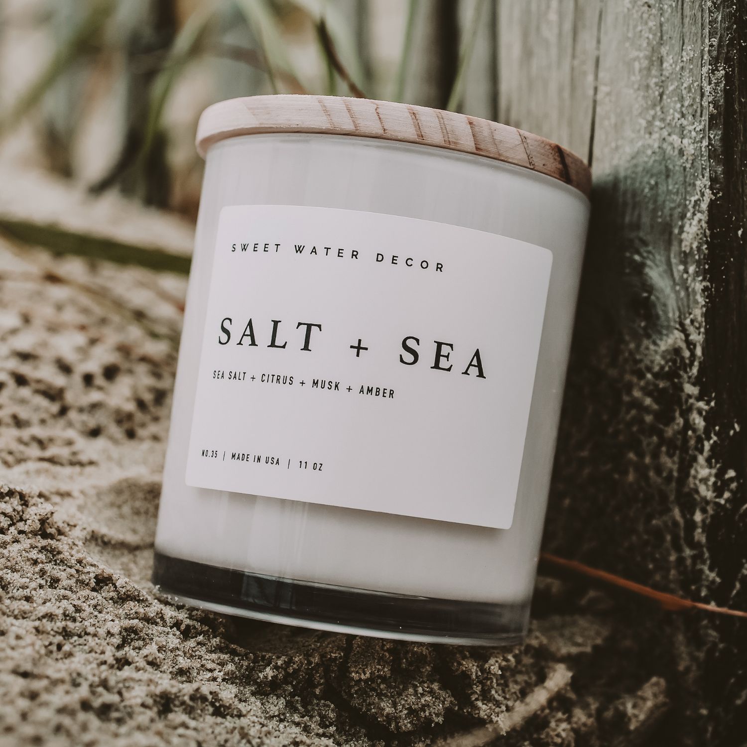 Salt and Sea 11 oz Soy Candle - Home Decor &amp; Gifts