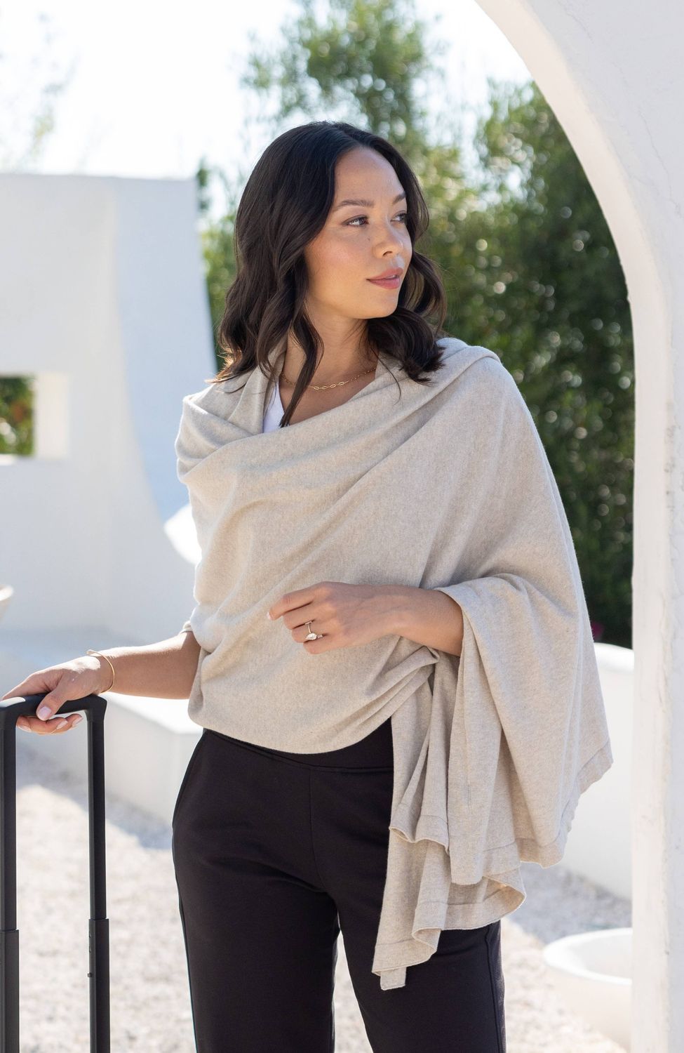Dreamsoft Organic Cotton Travel Scarf - Birch