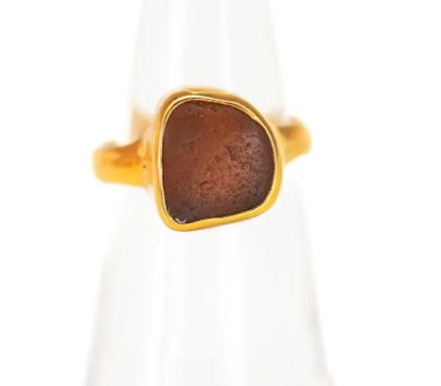 Betty Belt Ring Gold Vermil