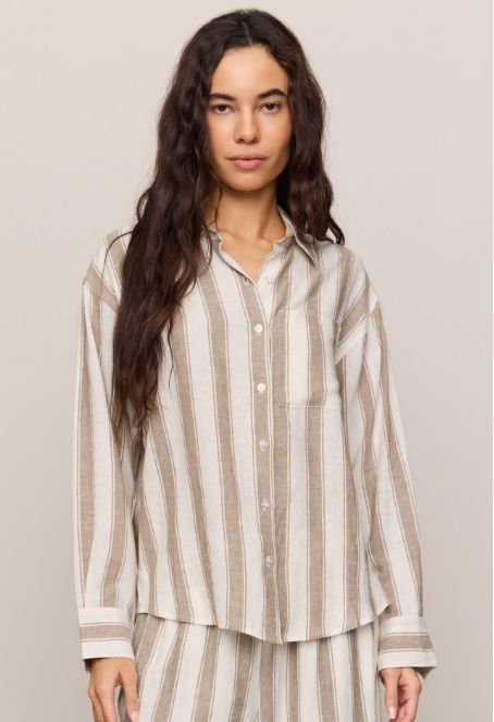 The Perfect Striped Button Up