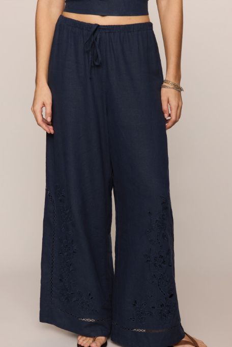 Sid Embroidered Woven Pant
